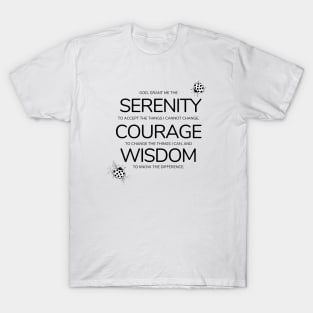 serenity prayer T-Shirt